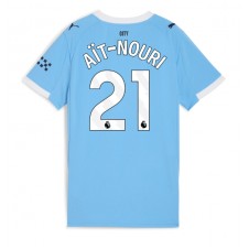 Manchester City Rayan Ait-Nouri #21 Hemmatröja Dam 2025-26 Korta ärmar